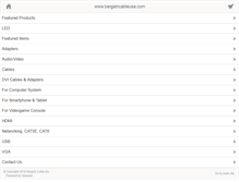 Tablet Screenshot of bargaincableusa.com